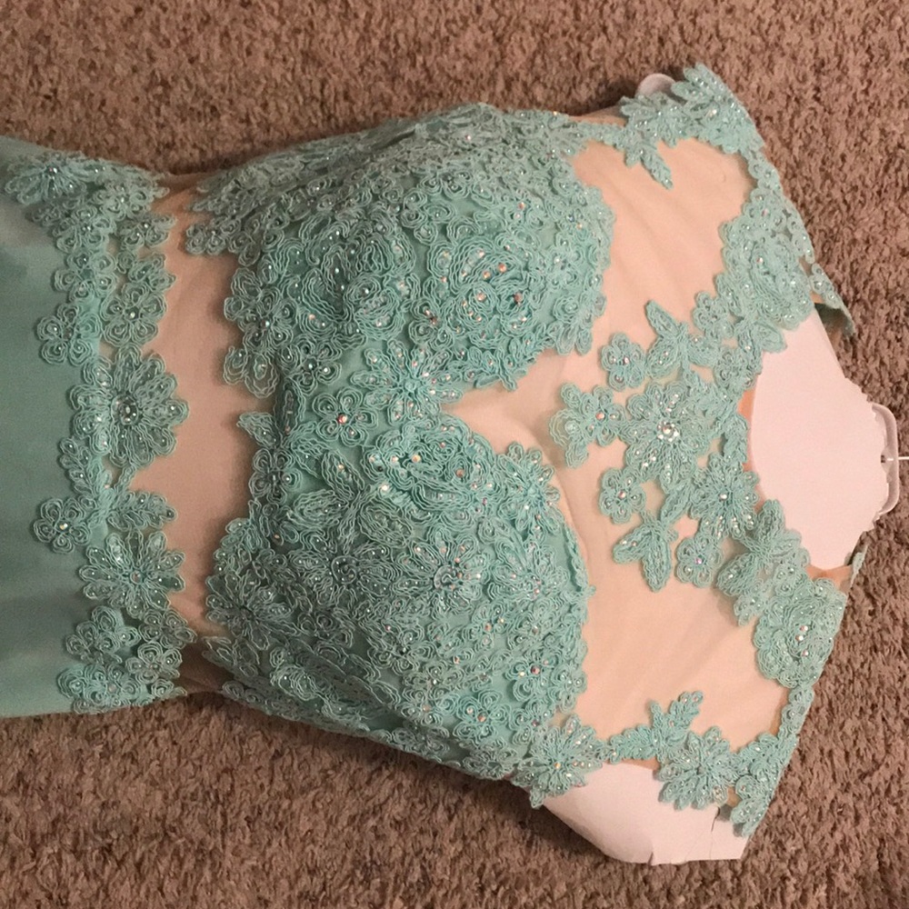 Mint Green Prom Dress